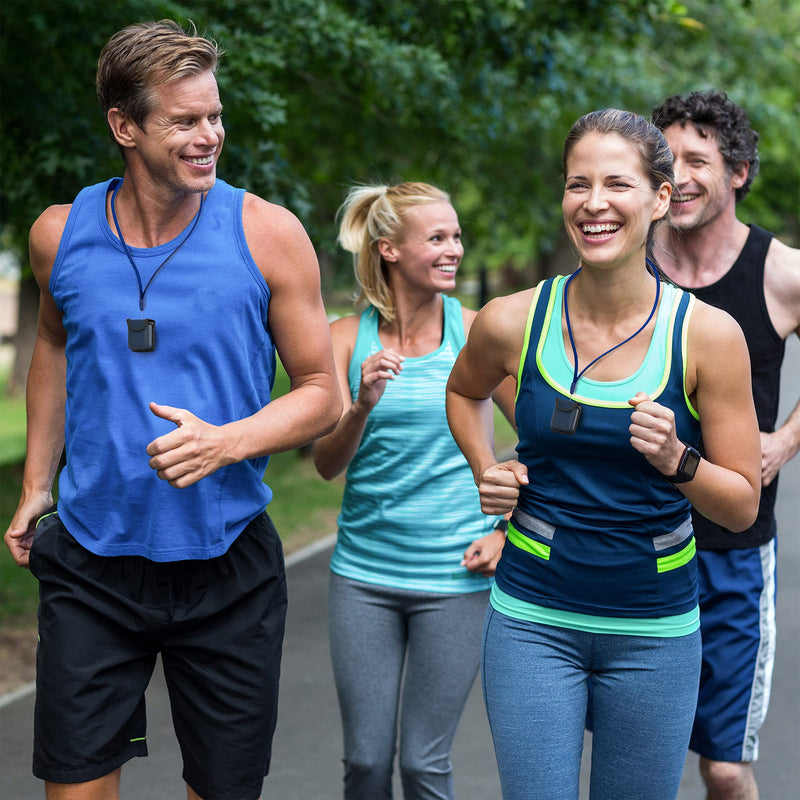 Finger Pulse Oximeter - Portable Fingertip Sensor Monitors Blood Oxygen Level and Heart Rate - Includes Carrying Case and Lanyard by Bluestone