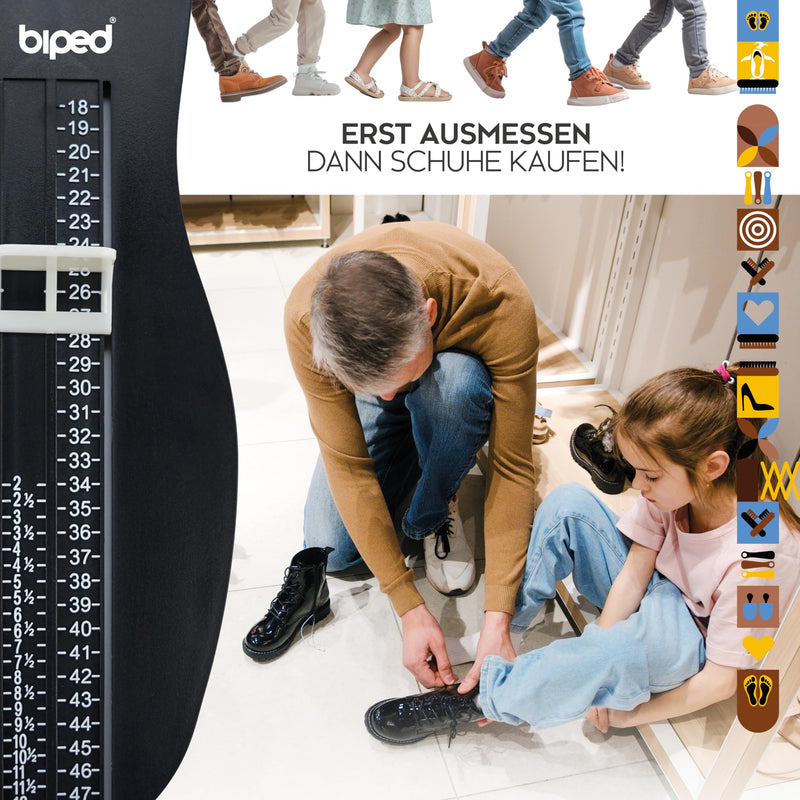 [Australia] - biped foot measuring device for children and adults - for precise sizing of shoes - shoe sizer for children, women and men z2922 