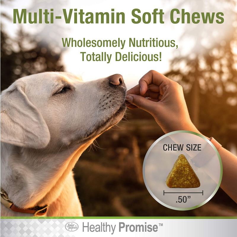 Four Paws Healthy Promise Dog Multivitamin Soft Chews 120 Count - PawsPlanet Australia