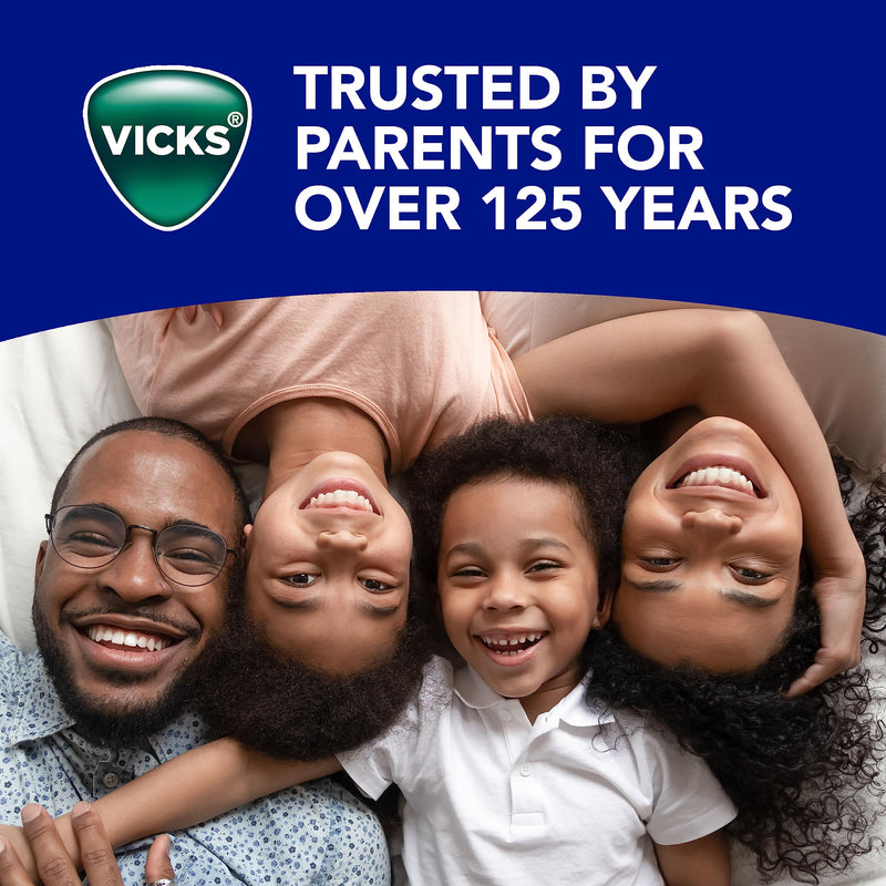 Vicks Kids DayQuil & NyQuil Berry Cold & Cough Medicine, for Children Ages 6+, 2-8 OZ Bottles