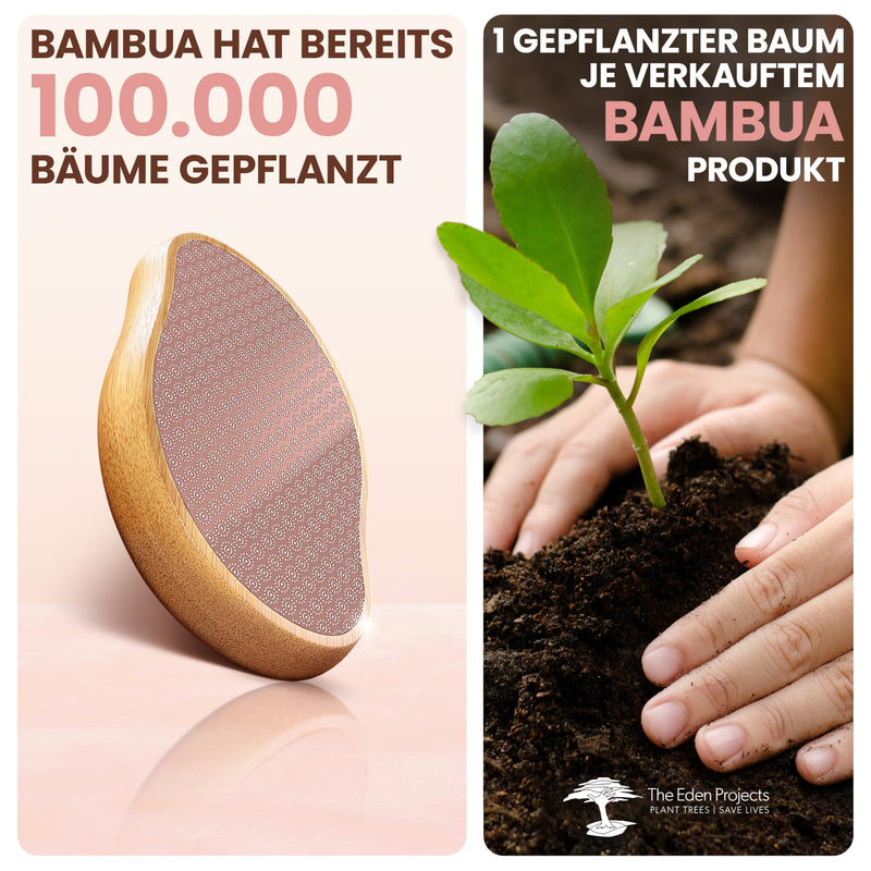 [Australia] - BAMBUA callus remover - [100% anti-callus effect] callus removal foot - for foot care for beautiful feet - effective callus planer - professional pedicure - premium callus file (pink) pink 