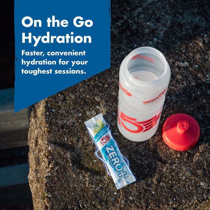 HIGH5 ZERO+ Ultra Electrolytes Hydration Sachets - Triple Strength Hypotonic Sugar Free Electrolytes Powder - Fast Fluid Absorption Rehydration Sachets for Endurance (Berry Salt, 16 x 17.5g) Berry Salt