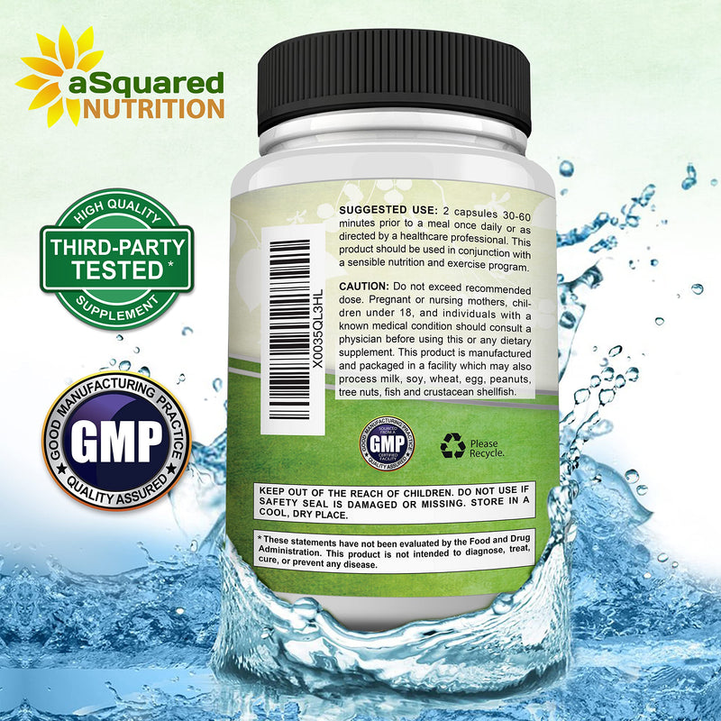 [Australia] - aSquared Nutrition Garcinia Cambogia 1600mg-180 Capsules-Natural Pure Extract Pills for Brain Health- Standardized Ultra HCA & Garcinia Cambogia Supplement Alternative to Gummies, Drops, Tea & Powder 