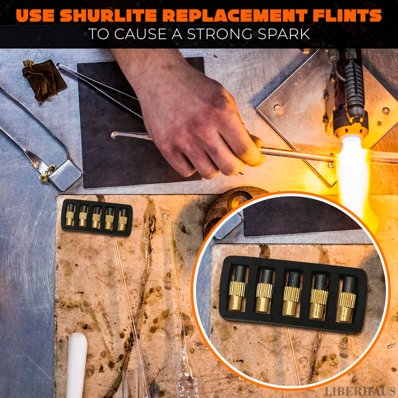[Australia] - 25Pcs Flint Strikers Fire Starter Survival Tool - Single Flint Lighter Flint Refills Small Torch Replacement Flints for Lighters Flint Spark Igniter - Sparker Flints for Clipper Lighters Fire Striker 