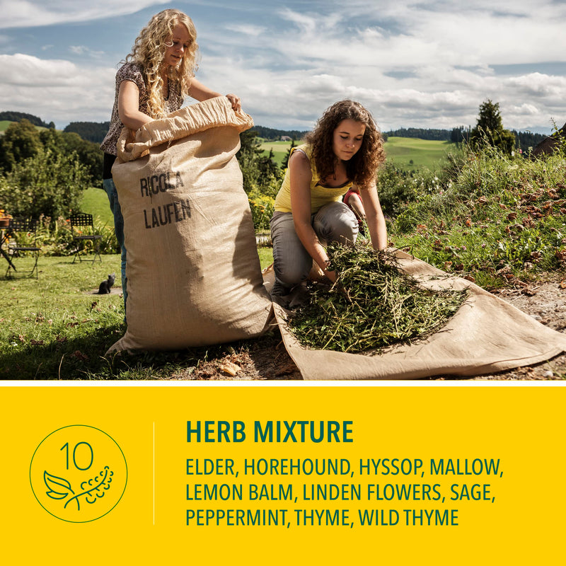 [Australia] - Ricola Sugar Free Lemon Mint Herbal Cough Suppressant Throat Drops, 105ct Bag Medication 