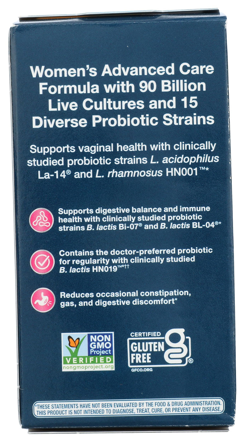 Nature's Way Fortify Optima Womens Daily Probiotic, 90 Billion, 15 Strains, Prebiotic, 30 Capsules