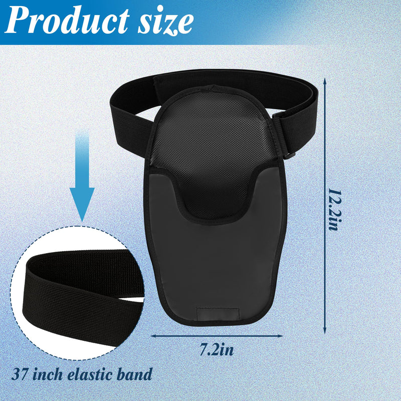 [Australia] - Ostomy Bag Covers with Adjustable Elastic Colostomy Support Belt Pouch Stoma Ileostomy Supplies for Women Men Black 
