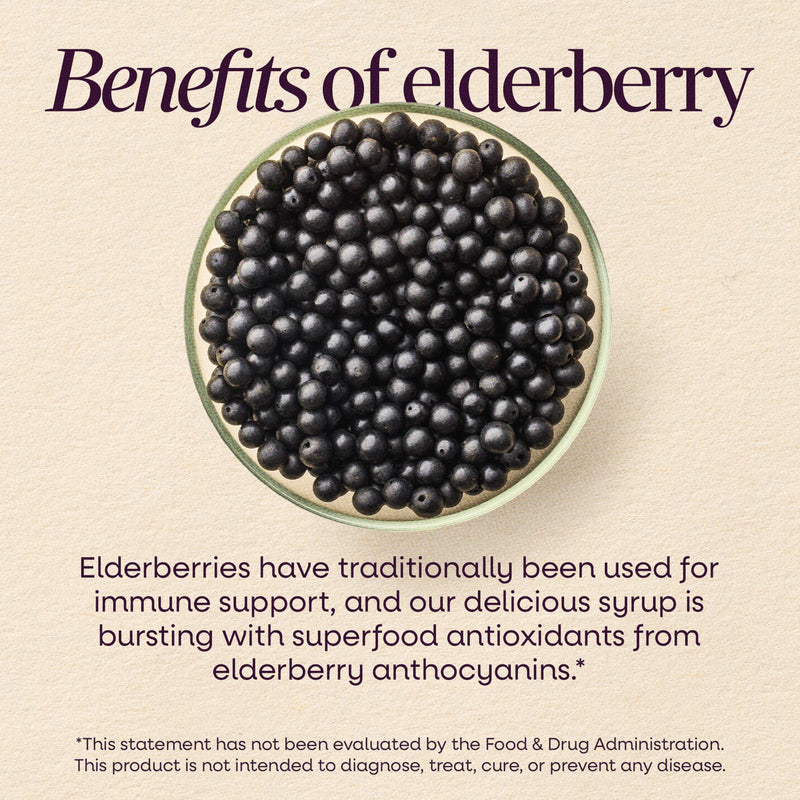 Nature's Way Sambucus Kids Immune Elderberry Syrup, Black Elderberry Extract with Echinacea & Propolis, Traditional Immune Support for Children with Superfood Antioxidants(1), Berry Flavored, 4 Fl Oz 4 Fl Oz (Pack of 1)