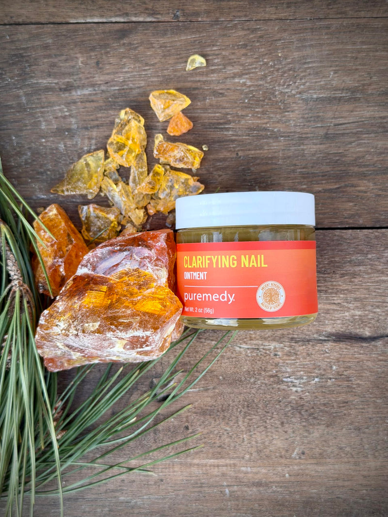Puremedy - Clarifying Nail Ointment - All Natural Salve for Healthy Nails, Helps with Yellow Nails and Skin - 1 oz
