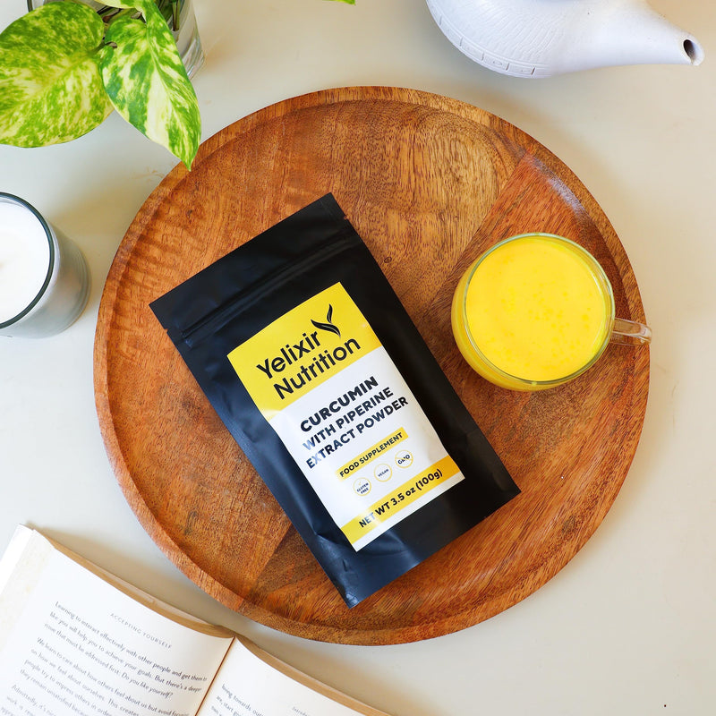 95% Curcumin Extract with Piperine Extract Powder 100 gram, High Strength Turmeric Curcumin 95% and Black Pepper Piperine, Maximum Absorption, Join Support