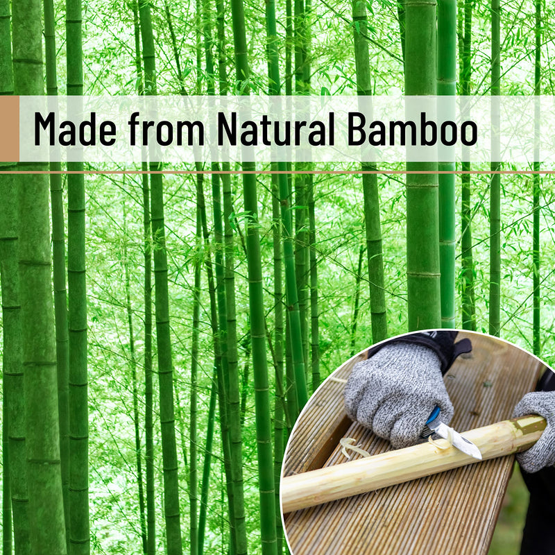 [Australia] - Slick- Bamboo Back Scratcher, 16.5”, 2 pcs, Back Scratcher for Men and Women, Wooden Back Scratcher Long Handle, Back Scratcher Bamboo, Wood Back Scratcher 
