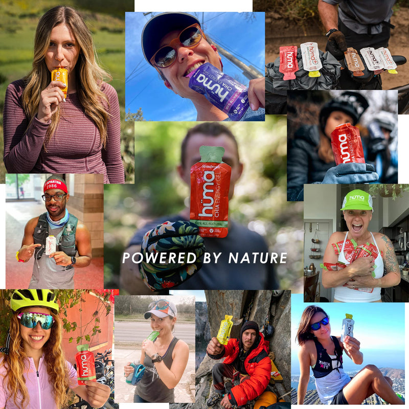 [Australia] - Huma Chia Energy Gel, Variety 12 Pack - Stomach Friendly, Real Food Energy Gels for Endurance Exercise 12 Gels Variety Pack 