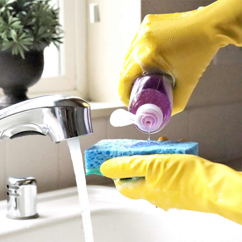 [Australia] - PLAYTEX HandSaver Rubber Gloves for Kitchen and Household Cleaning (3 Pairs) Large 