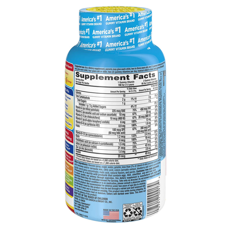 L'il Critters Paw Patrol Gummy Vites Multivitamin for Kids, 190 Gummies and L'il Critters Fiber Gummy Supplement for Kids, 90 Gummies