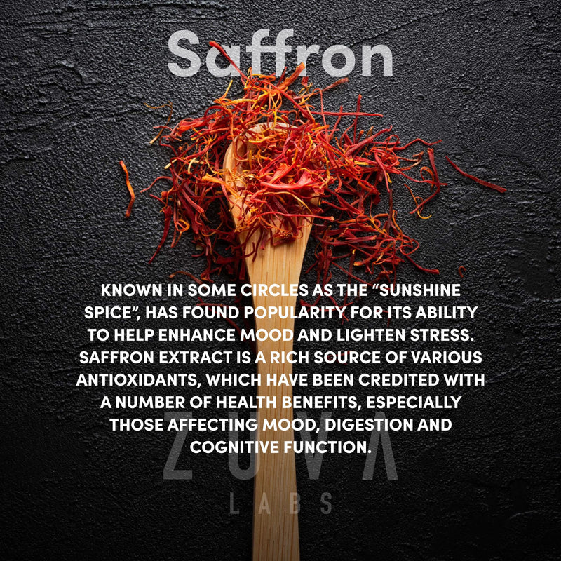 [Australia] - Saffron Supplements - 100% Pure Saffron Extract Mood Enhancer for Women and Men. Saffron Supplement with 90 Servings. Saffron Capsules for Eye Health 
