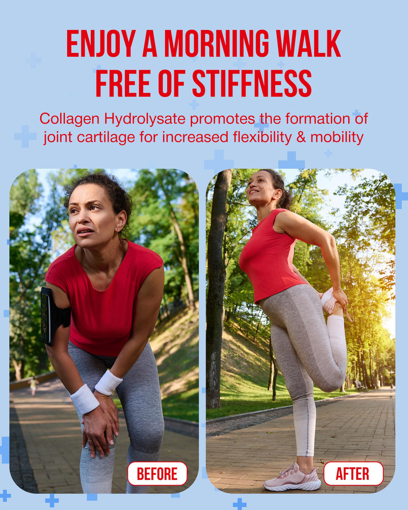 Collagen Plus 3-in-1 Powder for Women & Men - Orange Flavoured & Dissolves Easily. with Vitamin C, Glucosamine, Chondroitin & Collagen for Joints - Yeast, Lactose & Gluten Free - 350g Collagen Plus 3-in-1 (Orange Flavour With Glucosamine & Chondroitin)