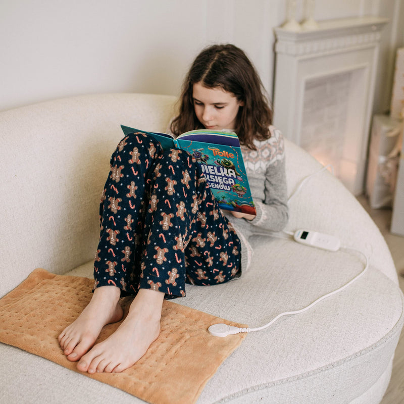 [Australia] - GESBERG heating pad with 9 temperature levels, Turbo Heat, heating pad for the cervical and lumbar spine 30 x 60 cm - Electric heat pad with overheating protection, automatic switch-off, washable 