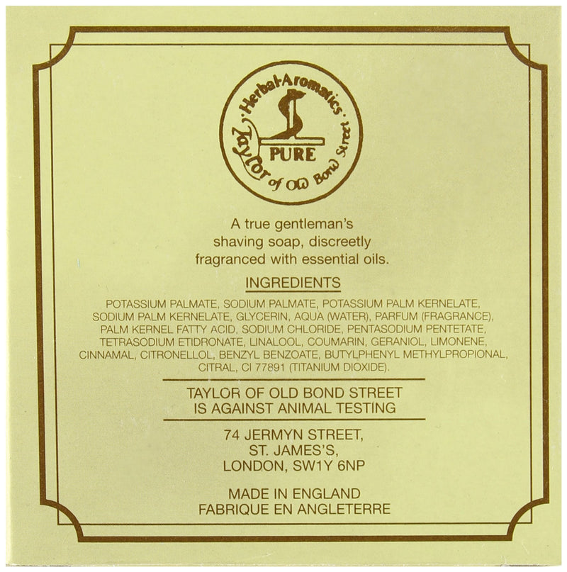 [Australia] - TAYLOR OF OLD BOND STREET Solid Shaving Soap Sandalwood Refill, 100 g 