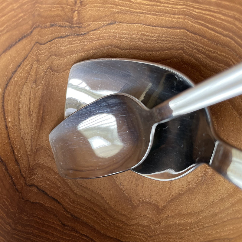 [Australia] - Silverware Adaptive Spoons for Parkinson's - Utensils for Elderly, Disabled, Adults, Parkinson's Patients, Handicapped, Non-Weighted Flat Edge Spoon by Senior ICare 