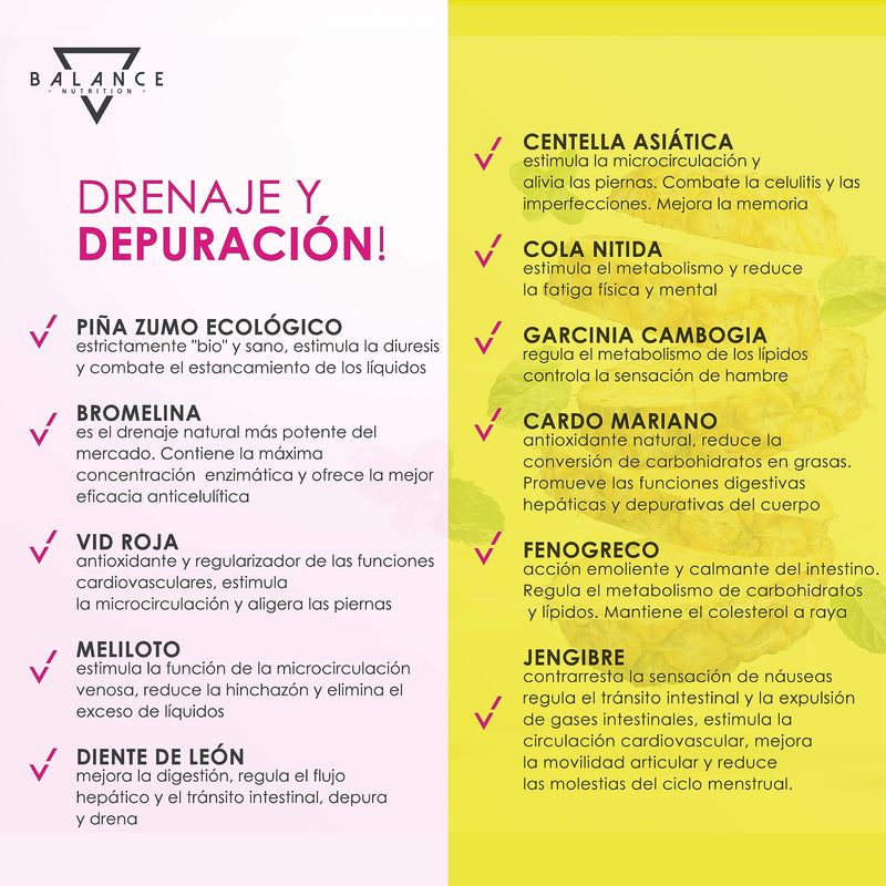 [Australia] - HYPERDRAIN® Bromelain 5000 GDU/g - 15 liquid stick packs | Lose Weight Fast Fat Burner | Bromelain high dose | Extra strong and concentrated detox formula with pineapple juice and milk thistle 