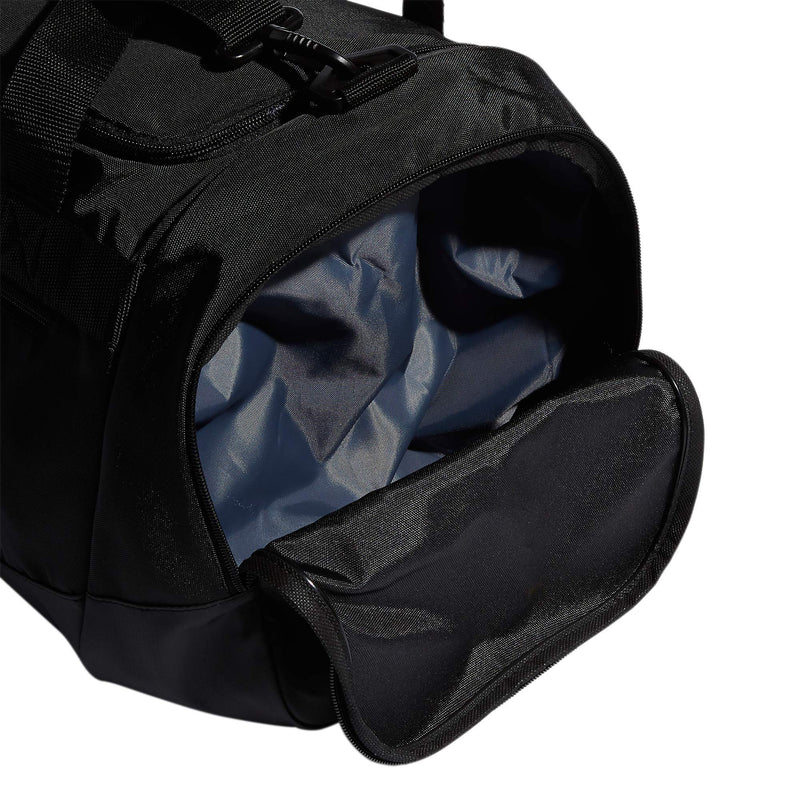 adidas Unisex Defender 4.0 Gym Duffel Bag for Men and Women Black/Gold Metallic Small (38l)