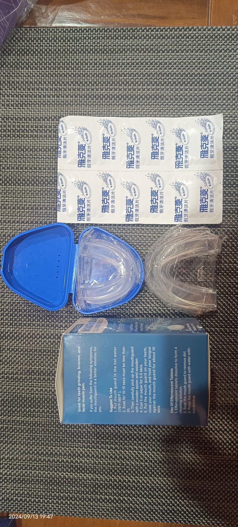 [Australia] - Nighttime Grinding Splint, Mouth Guard for Cleaning Teeth at Night, Reusable Night Guard for Teeth Grinding, Night Guard for Teeth - 4 Pack to 2 Sizes 