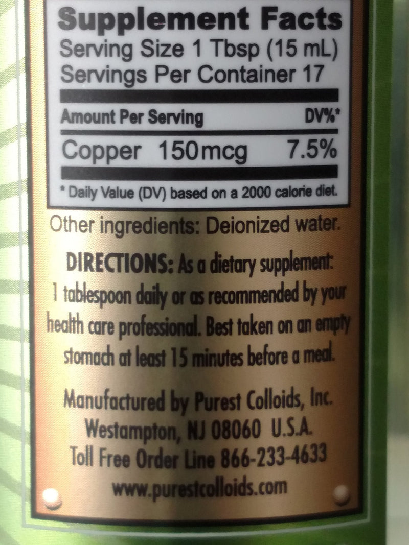 [Australia] - MesoCopper ® 10 ppm Colloidal Copper 250 mL/8.45 Oz natural 8.45 Ounce (Pack of 1) 