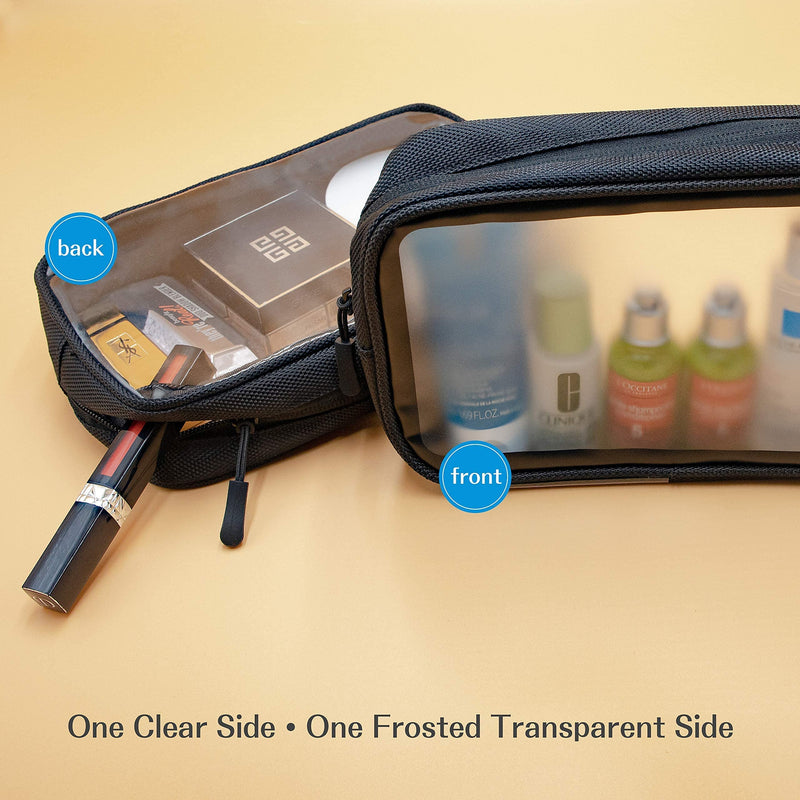 ProCase 2 Pack Travel Toiletry Bag Pouch Bundle with Electric Toothbrush Hard Travel Case