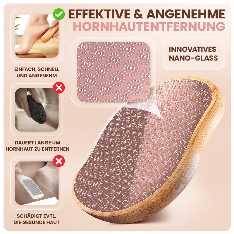 [Australia] - BAMBUA callus remover - [100% anti-callus effect] callus removal foot - for foot care for beautiful feet - effective callus planer - professional pedicure - premium callus file (pink) pink 