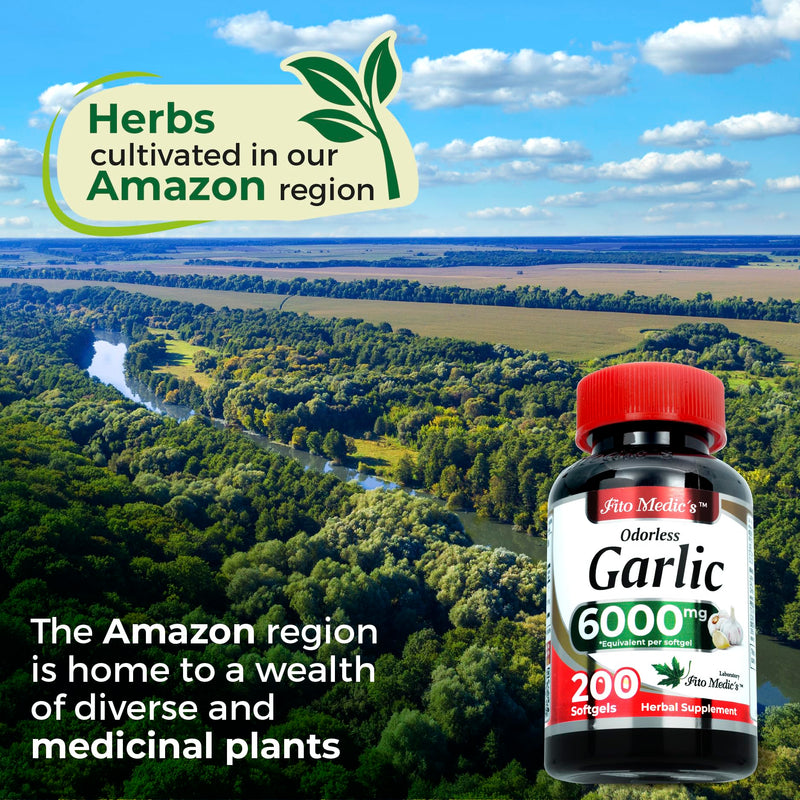 [Australia] - Lab | garlic pills |6000 mg Equivalent | 200 softgels | organic garlic | 200 capsules | garlic supplements | garlic | odorless garlic | garlic extract | garlic capsules | Ultra high Absorption. 