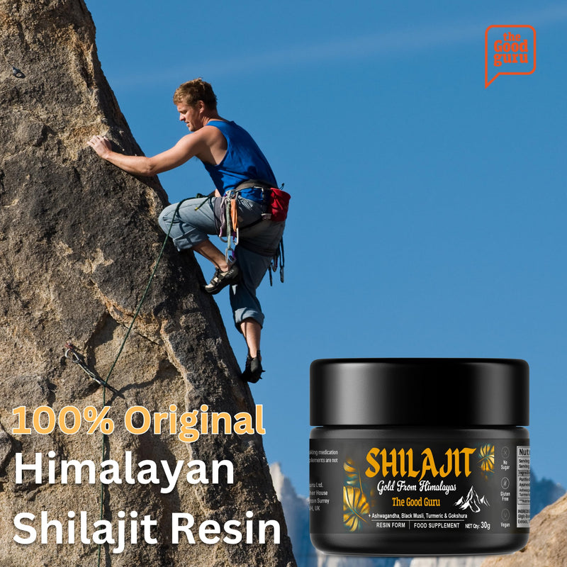 Shilajit 30g | 500 mg -with Ashwagandha, Black Musli, Turmeric & Gokshura - Original Gold from Himalayan Shilajit |100% Pure Resin Shilajit Shilajit | Vegan-Friendly Gold Shilajit