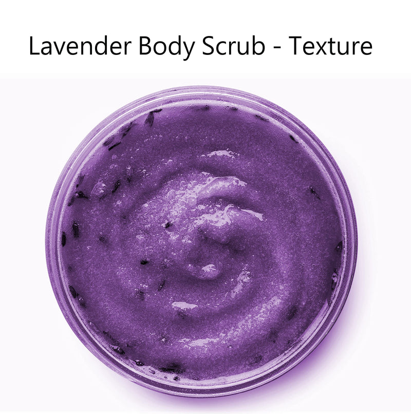 [Australia] - Lavender Body & Foot Scrub 10 oz - A blend of lavender essence, shea butter, and coconut oil for a fragrant journey to a serene countryside - The best stocking stuffer. 10 Ounce (Pack of 1) 