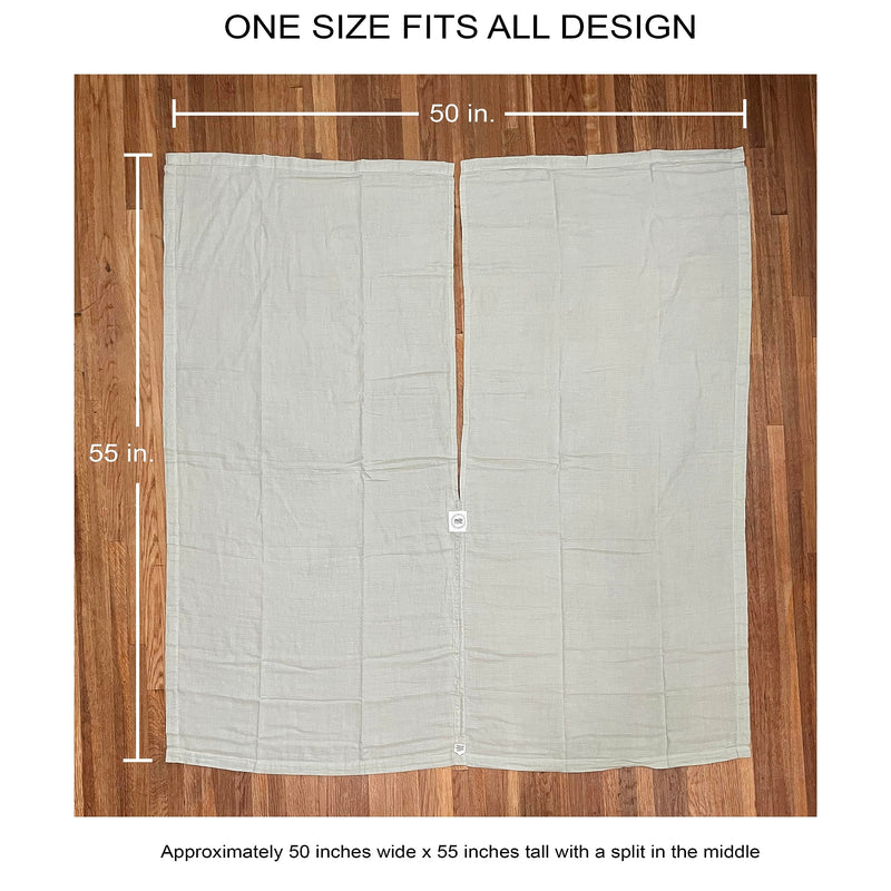 [Australia] - Kishu Baby Indi GOTS Organic Muslin Nursing Scarf - Fairtrade Certified Nursing Cover Dark Olive 