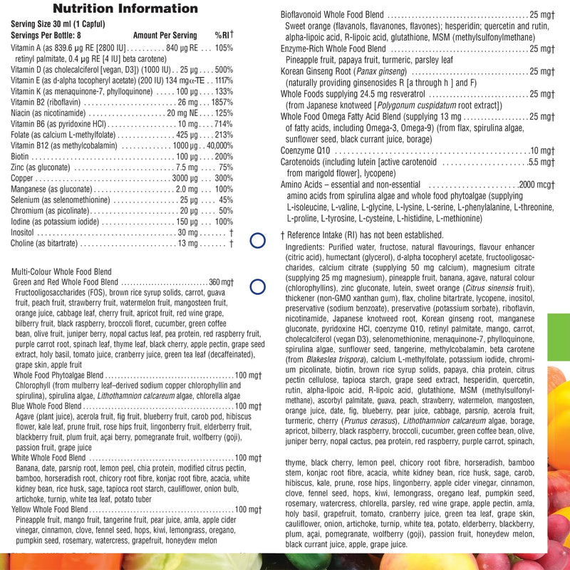 NaturesPlus Source of Life Gold Liquid 236ml - High Potency Food- Based Multivitamin and Mineral with Superfoods - Energy, Immune, Bones, Hydration - Vegetarian, Gluten Free 236 ml (Pack of 1)