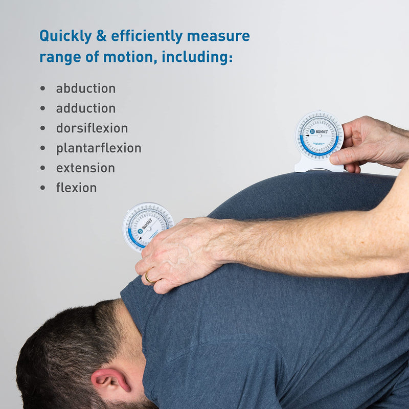 [Australia] - BodyMed Professional Inclinometer for Physical Therapy & Rehabilitation, Easy to Read, Test Range of Motion, Professional Rehab Tool 