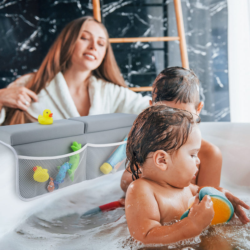 [Australia] - Baby Bath Kneeler, Baby Bath Kneeler and Elbow Rest Pad Set, Bath Kneeling Pad for Bathing Baby, Baby Bath Pad, Baby Bath Knee Pad, Knee Pad Bathing Baby, Baby Bath Cushion, Baby Bathroom Essentials 