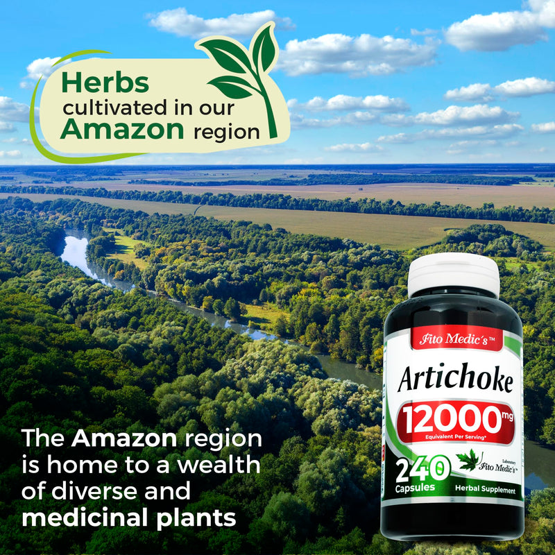 [Australia] - FITO MEDIC'S Lab | artichoke extract | artichoke extract capsules |240 capsules |12000 mg | artichoke |artichoke supplement | alcachofa. 
