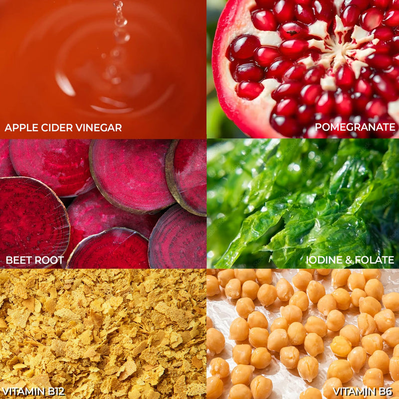 Apple Cider Vinegar Gummies - ACV Gummies with The Mother, Vitamin B6, B12, Beet Root & Pomegranate for Weight Loss - Probiotics for Men & Women - Digestion, Intestine Wellness & Metabolism - 60 Count