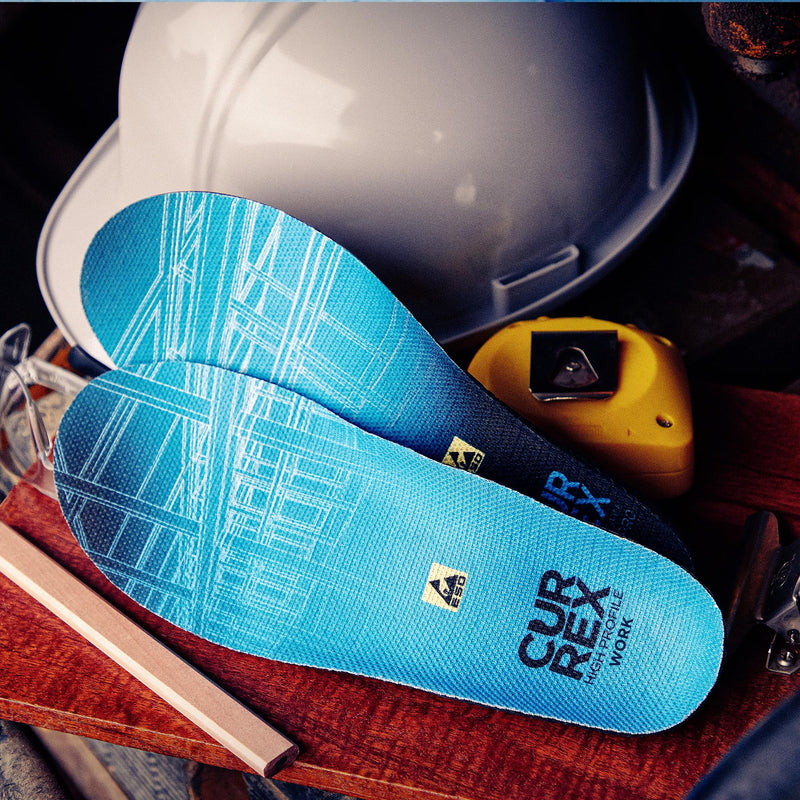 [Australia] - CURREX WorkPro insole for work shoes - upgrade for your safety shoes, EU 42-44, Med Profile 