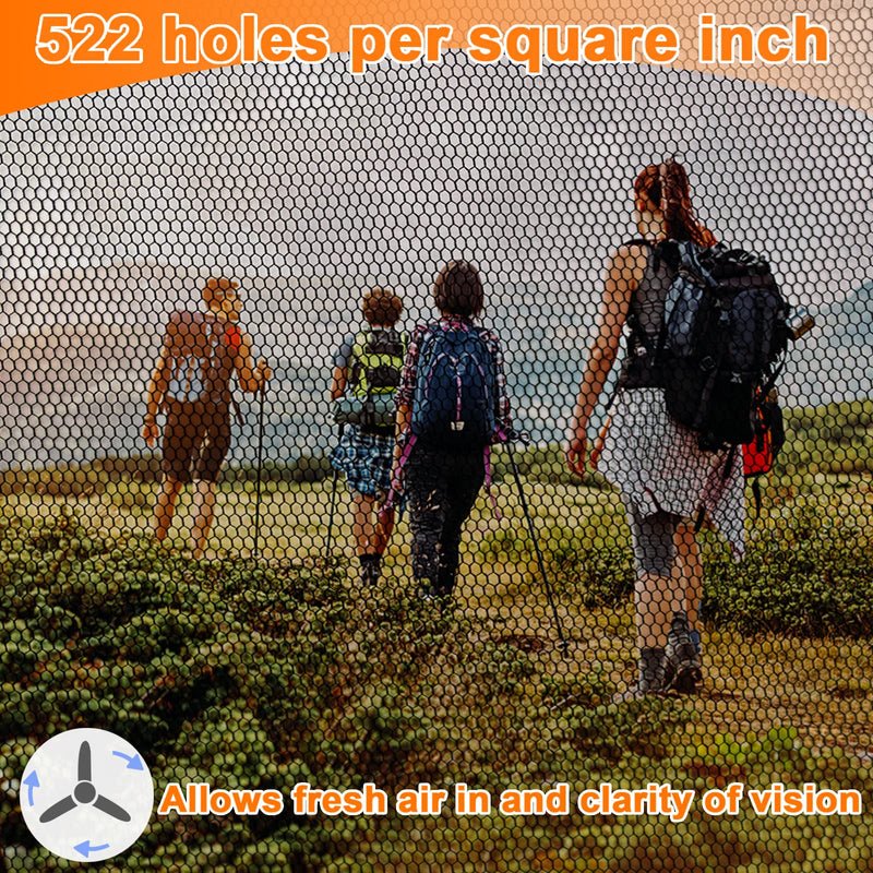 [Australia] - Benvo Mosquito Head Net Mesh, Face Neck Fly Netting Hood from Bugs Gnats Noseeums Screen Net for Any Outdoor Lover- with Carry Bags Fits Most Sizes of Hats Caps (2pcs, Grey, Updated Big Net) Gray 