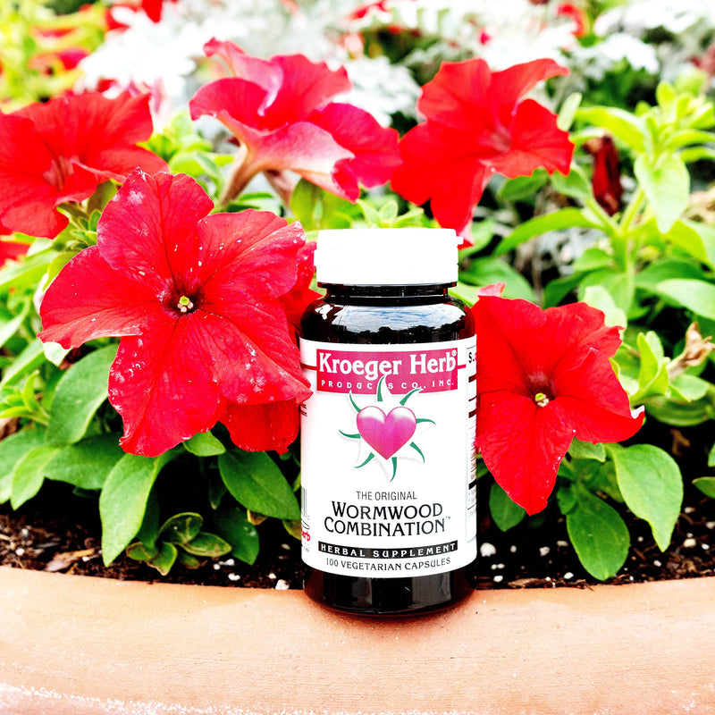 [Australia] - Kroeger Herb Wormwood Combination - 700mg - Vegetarian Capsules - 100 Caps | Pack of (2) | Our powerful combination includes Wormwood, Black Walnut Leaves, Quassia, Cloves, and Male Fern 50 Count (Pack of 2) 