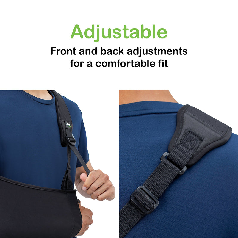 [Australia] - Arm Sling Air: Breathable Medical Sling with Padding on Strap. For Broken & Fractured Bones, Shoulder & Rotator Cuff Support 
