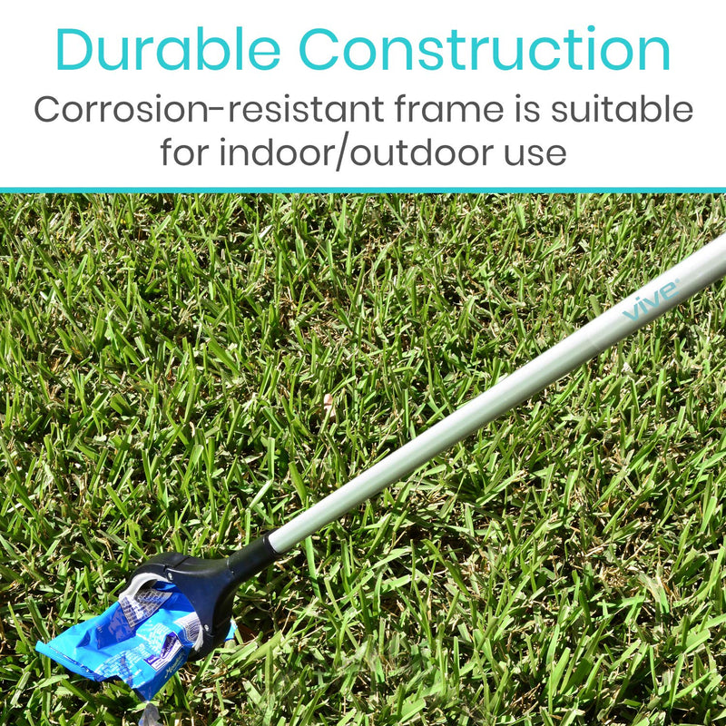 [Australia] - Vive Reacher Grabber Tool - 32" Extra Long Pickup Aid (2 Pack) - Trash Picker Upper, Rotating Hand, Heavy Duty Grip Arm - Reaching Assist for Litter, Elderly, Garden Nabber, Disabled, Handicap Arm 2-Pack 