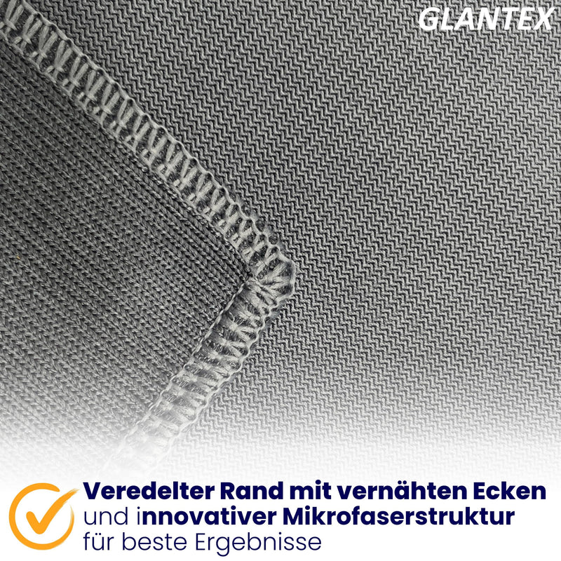 [Australia] - GLANTEX 3X Premium Microfiber Cloth Optical Quality 30x30cm for Cleaning Glasses, Tablets, Mobile Phones, Displays, Cameras | Glasses cleaning cloths, display cloths, cleaning cloths | Microfiber cloths 3 pieces 