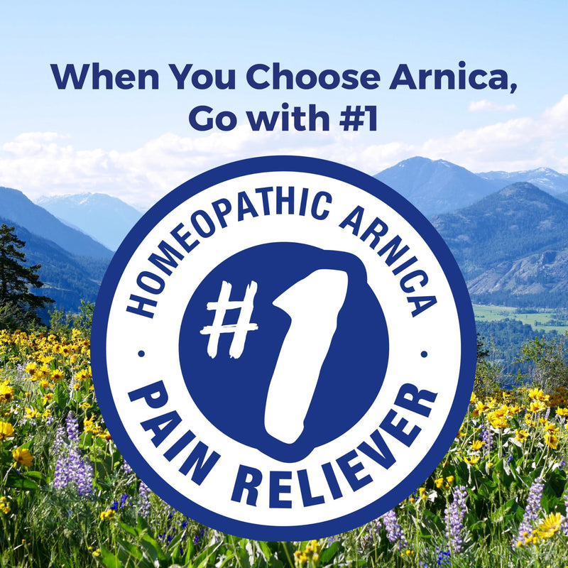 Boiron Arnica Montana 200CK Homeopathic Medicine for Pain Relief, Muscle Pain & Stiffness, Swelling from Injuries, & Bruises - 3 Count (240 Pellets) (Pack of 2) 240 (Pack of 2)