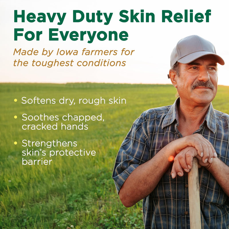 Corn Huskers Hand Lotion for Dry, Cracked Hands, Fast Absorbing, Non-Greasy Protective Barrier Cream, Moisturizer for Rough Skin & Calluses, Intense Relief For Men and Women, 7 Fluid Ounce (Pack of 2)