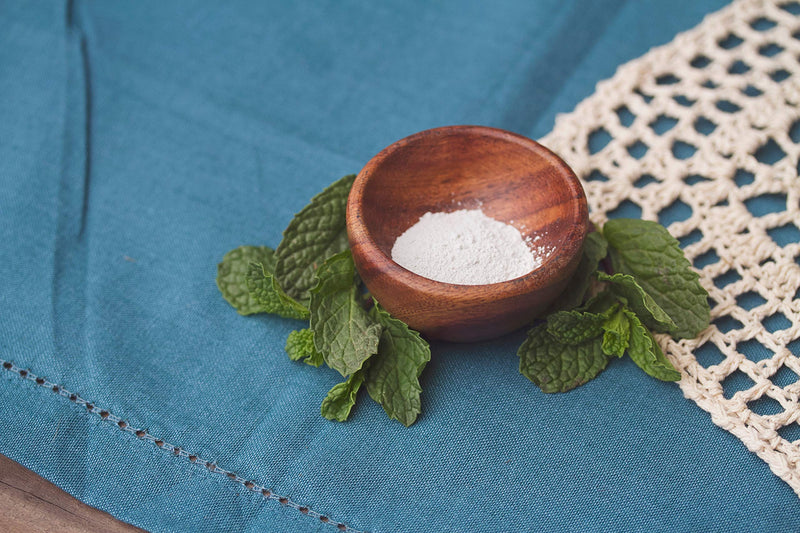 [Australia] - Zero Waste up to 6 Month Supply Organic Vegan Fluoride Free Tooth Powder Peppermint Flavor- Ships Without Any Plastic Packaging I Natural Whitening I Stronger Teeth 