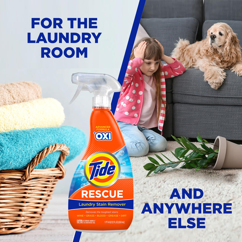 [Australia] - Tide Laundry Stain Remover with Oxi, Rescue Clothes, Upholstery, Carpet and more from Tough Stains, Enzyme Stain Remover, Travel Essential Spray, 3oz (Pack of 3) 3 Fl Oz (Pack of 3) Unscented 