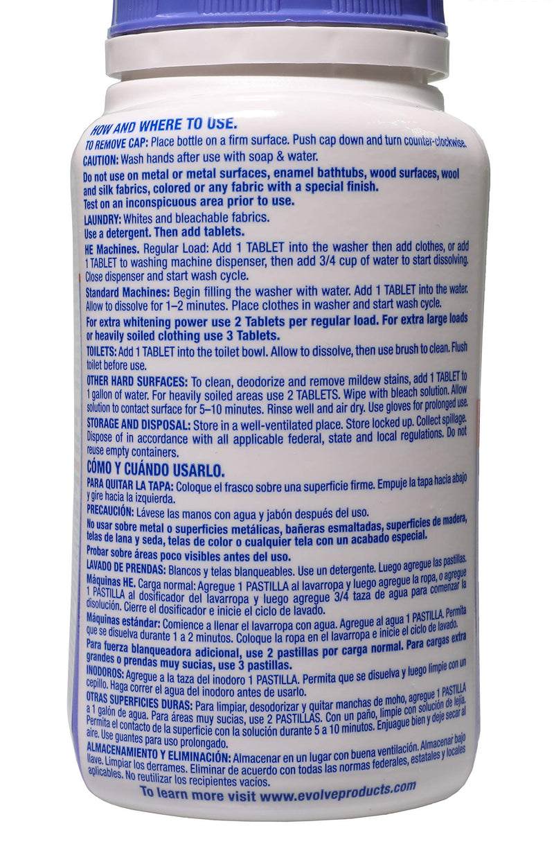 [Australia] - Evolve Concentrated Bleach Tablets, 1- 32ct (Summer Lavender) Summer Lavender 
