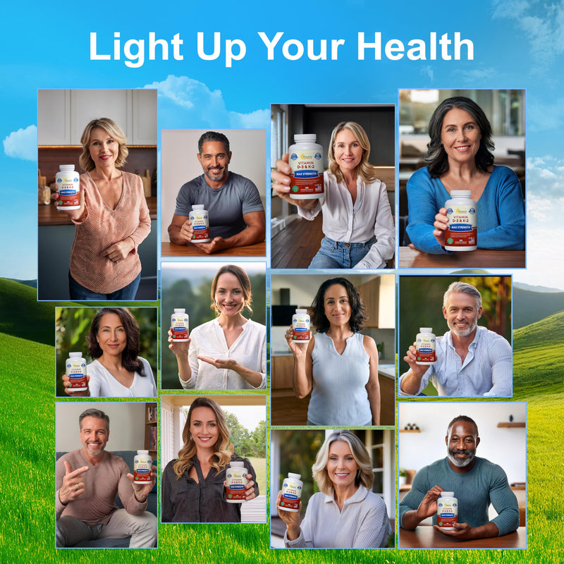 Vitamin D3 with K2 Supplement - 180 Chewable Tablets: Vit D-3 2000 IU & K-2 | Max Strength D3 K2 - Pure D-3 Cholecalciferol & K-2 MK7 to Support Healthy Bones, Teeth, Heart - Antioxidant Energy Formula 180 Count (Pack of 1)